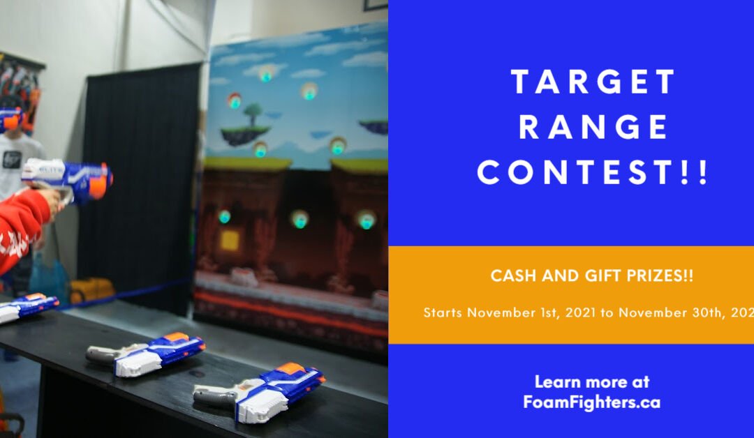 Target Range Contest at Foam Fighters – Cash and Gift Prizes!!
